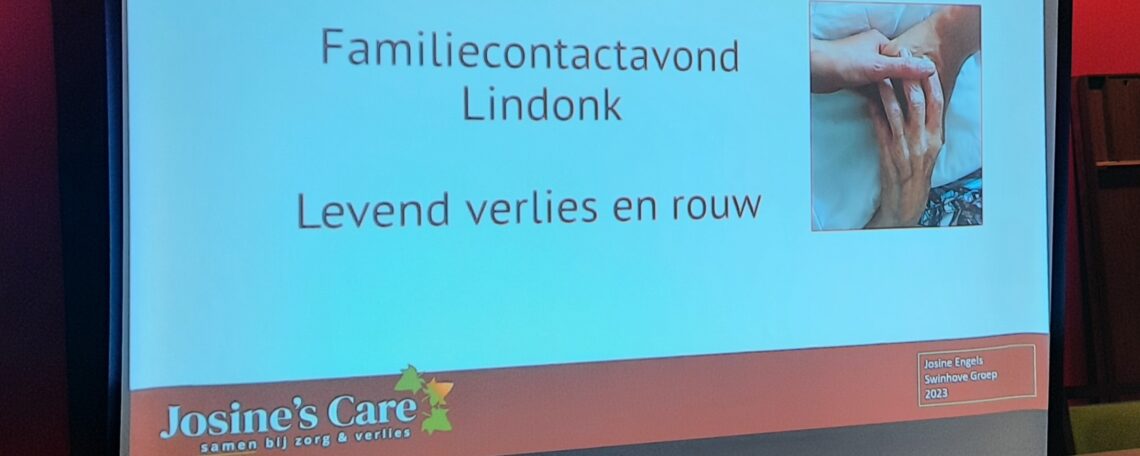 familiecontactavond verlies en rouw bij dementie